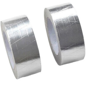 HVAC Alu Solvent Glue Strong Toughness Facing Fireproof 3way Reinforced FSK Aluminum Foil Tape