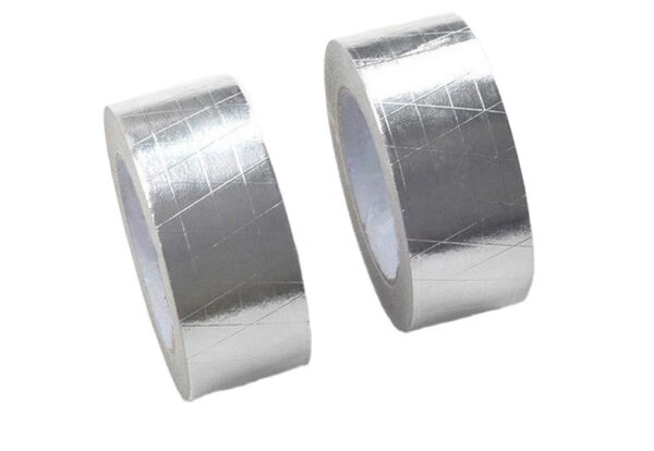 HVAC Alu Solvent Glue Strong Toughness Facing Fireproof 3way Reinforced FSK Aluminum Foil Tape