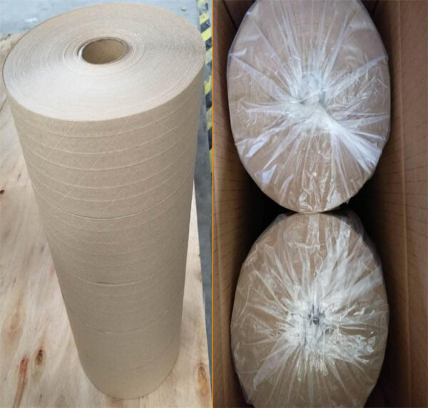Factory Direct Sales Kraft Brown Self-Adhesive Paper Tape Packaging Tape - Image 4