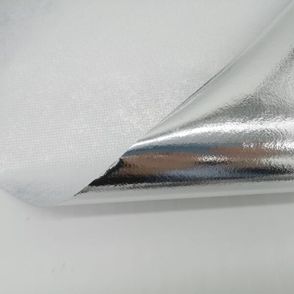 Aluminum Film Mpet Nonwoven Fabric Reflective Mylar Fabric Roll - Image 3